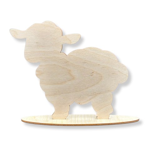 Baranek Wielkanocny Owca Baran Sklejka Drewniana Stojący Eko Decoupage 15cm Baranek Wielkanocny Owca Baran Sklejka Drewniana Stojący Eko Decoupage 15cm