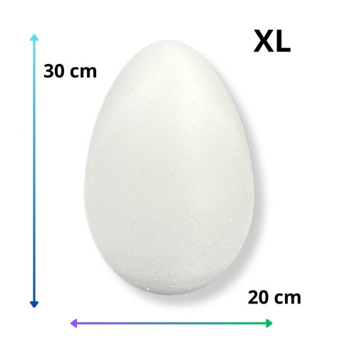 Jajko Styropianowe Duże Otwierane Prezent na Wielkanoc dla Dzieci XL 30 cm Jajko Styropianowe Duże Otwierane Prezent na Wielkanoc dla Dzieci XL 30 cm