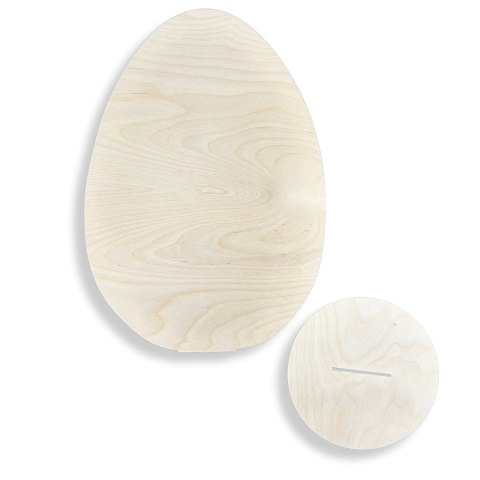 Jajko Wielkanocne Jajo Drewniane XL na Podstawce Stojące Dekor Ozdoba 30 cm Jajko Wielkanocne Jajo Drewniane XL na Podstawce Stojące Dekor Ozdoba 30 cm