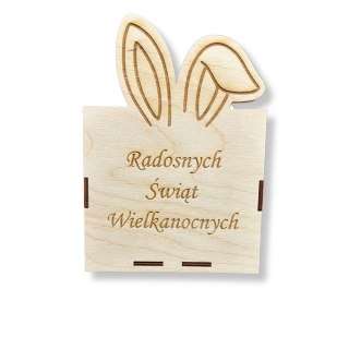 Pudełko z Uszkami Zająca Radosnych Świąt Wielkanocnych Pomysł na Prezent