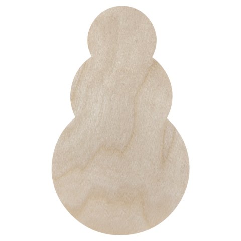 Bałwan Bałwanek Kształtka do Prac Plastycznych Ozdabiania Dekorowania 30 cm