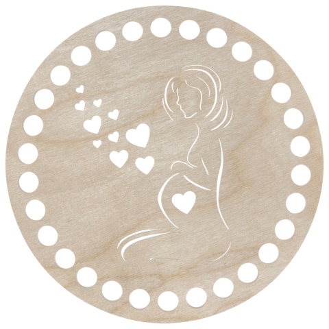 Baza Dno Koszyka Spód Koszyczka Drewniana Mama Ciąża Narodziny Baby Shower Baza Dno Koszyka Spód Koszyczka Drewniana Mama Ciąża Narodziny Baby Shower