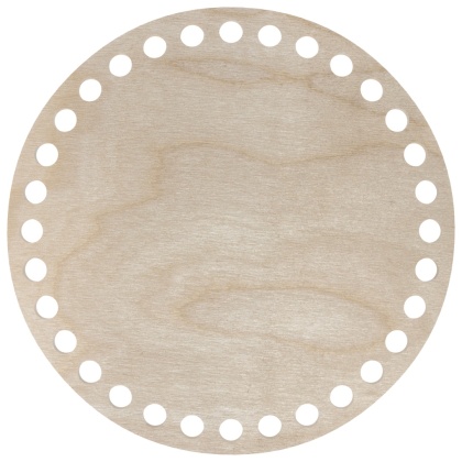 Baza do Koszyka Koszyczka Drewniana Koło Okrąg Dno Spód Denko Decoupage 15 cm