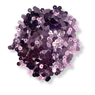 Cekiny Płaskie Wrzos/ Brudny Róż Kreatywne Idealne do Styropianu 6mm 14g