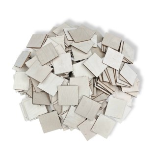 Drewniane Kwadraty 6 X 6 cm Kwadrat Sklejka Drewniana Komplet Eko 200 szt.
