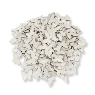 Drewniane Motylki 4 cm Motyle Scrapki Ozdobne Sklejka Drewniana 300 sztuk