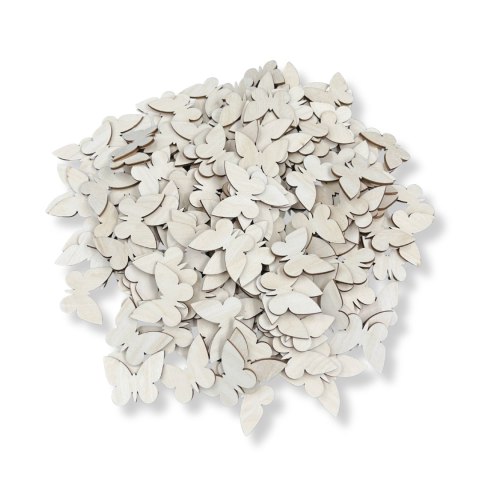 Drewniane Motylki 4 cm Motyle Scrapki Ozdobne Sklejka Drewniana 300 sztuk
