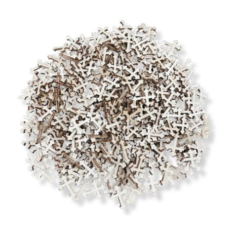 Drewniane Scrapki Krzyż Krzyżyk Krzyże Sklejka Drewniana Dekor 3cm 400 szt.