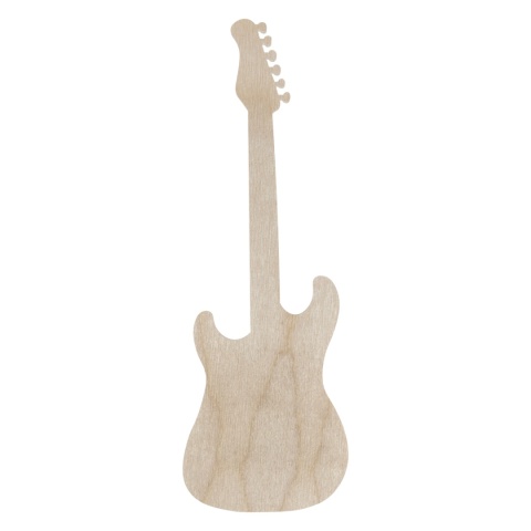 Gitara Elektryczna Drewniana Instrument Dekor Eko Decoupage Rękodzieło Gitara Elektryczna Drewniana Instrument Dekor Eko Decoupage Rękodzieło