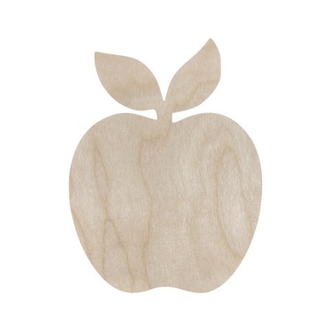 Jabłko Jabłuszko Kształtka do Decoupage Malowania Farbami Kredkami 15 cm