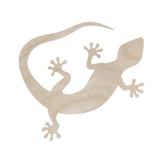 Jaszczurka Salamandra 16 cm Kształtka Drewniana Zwierzęta Gady Zwierzę Eko