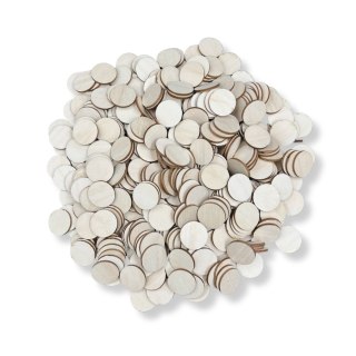 Kółka Koła Drewniane 3 cm 400 szt. do Ozdabiania Koło Kółko Dekor Eko