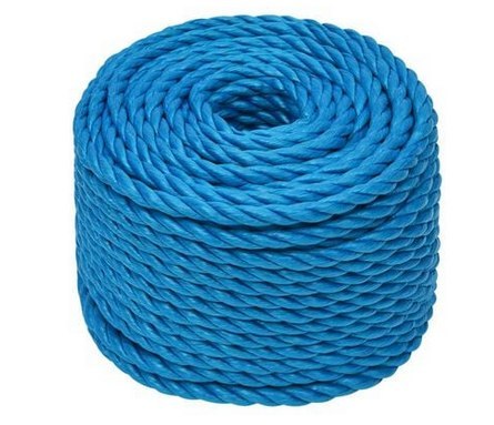 Lina Polipropylenowa Kręcona Wytrzymałość 1080 kg Solidna fi 12mm 110m Lina Polipropylenowa Kręcona Wytrzymałość 1080 kg Solidna fi 12mm 110m