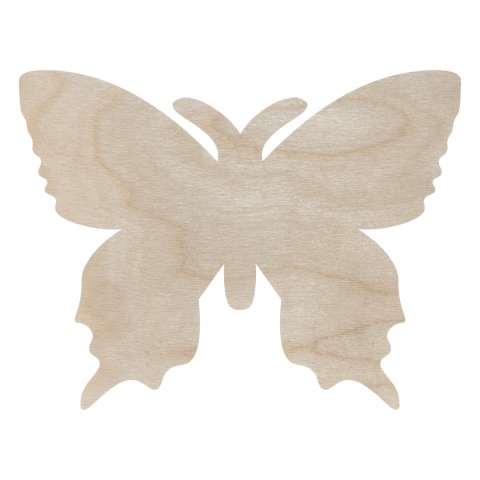 Motyl Motylek Płaski Drewniany Naturalny Rękodzieło Dodatek Dekor Ozdoba Motyl Motylek Płaski Drewniany Naturalny Rękodzieło Dodatek Dekor Ozdoba