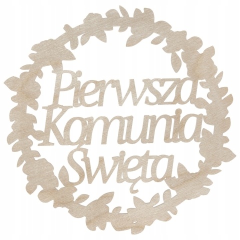 Pierwsza Komunia Święta Obręcz Drewniana Baza do Makramy Łapacza Wianek Eko Pierwsza Komunia Święta Obręcz Drewniana Baza do Makramy Łapacza Wianek Eko