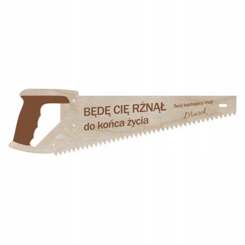 Piła 25 cm Będę Cię Rżnął Prezent dla Kobiety Dziewczyny Personalizowana