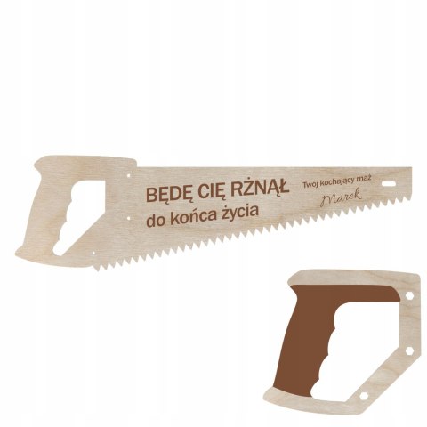 Piła 25 cm Będę Cię Rżnął Prezent dla Kobiety Dziewczyny Personalizowana