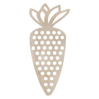 Przeplatanka Nawlekanka Sznurowanka Drewniana MARCHEW Montessori Wielkanoc