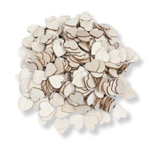 Serce Drewniane Serduszka Serca 3cm Sklejka Drewniana do Malowania 400 szt.