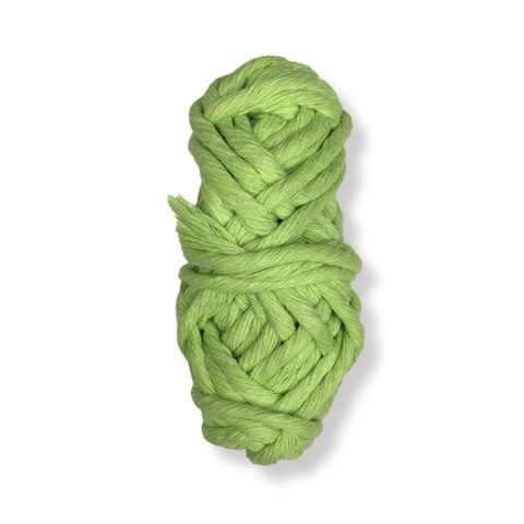 Sznurek Bawełniany Skręcany do Makramy Liści Chwostów Limonka 5mm 10m Sznurek Bawełniany Skręcany do Makramy Liści Chwostów Limonka 5mm 10m