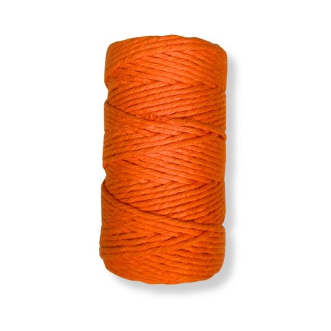 Sznurek Bawełniany Skręcany do Makramy Pomarańczowy 2mm 60m Sznurek Bawełniany Skręcany do Makramy Pomarańczowy 2mm 60m