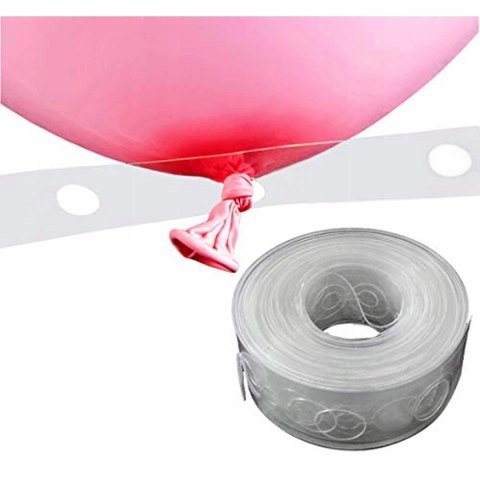 Taśma do Girland Balonowych Transparentna do Tworzenia Ścian Balonowych 5 m Taśma do Girland Balonowych Transparentna do Tworzenia Ścian Balonowych 5 m