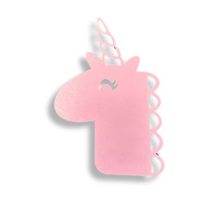 Baza Drewniana Mini Makrama Łapacz Snów Organizer JEDNOROŻEC Różowy 11 CM
