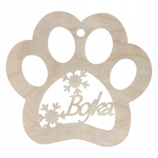 Bombka z Imieniem Psa Pupila Zawieszka na Choinkę Personalizowana Zwierzak