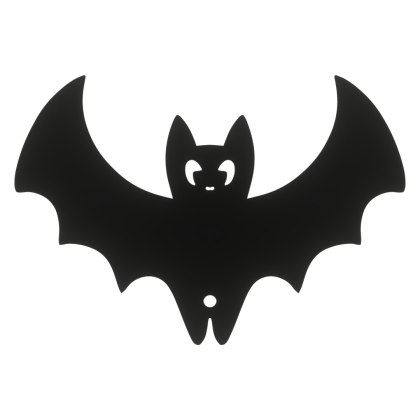 Czarny Nietoperz 5 CM Mini Zawieszka Halloween Dekoracja Ozdoba Dekor HDF
