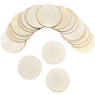 Drewniane Koło Kółko Kółka Kółeczka Baza Sklejka Drewniana 5 cm 10 sztuk