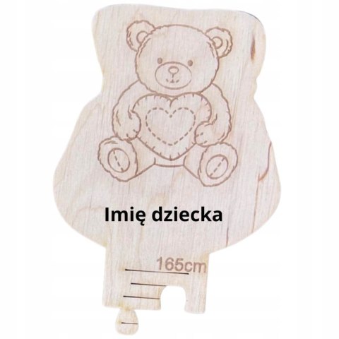 Miarka Wzrostu dla Dziecka Dzieci na Ścianę dla Dziewczynki Chłopca Imię
