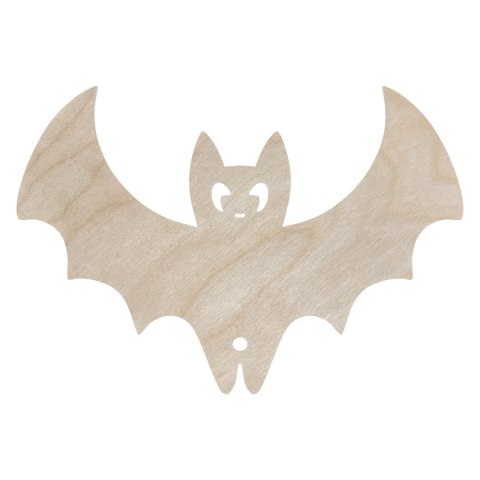 Nietoperz 10 CM Zawieszka Halloween Sklejka Drewniana Naturalna Dekor Eko