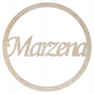 Obręcz do Makramy Łapacza z Imieniem 20 cm Łapacz Snów Drewniany Personalizowana