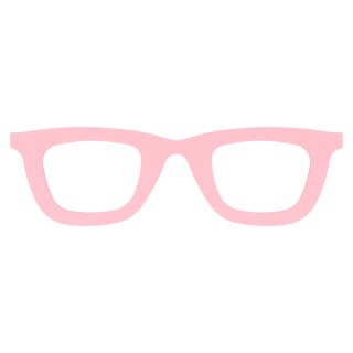 Okularki RÓŻOWE Okulary do Figurek Rękodzieła Mini Małe Malutkie 10 sztuk