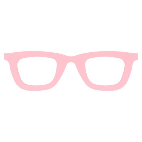 Okularki RÓŻOWE Okulary do Figurek Rękodzieła Mini Małe Malutkie 10 sztuk