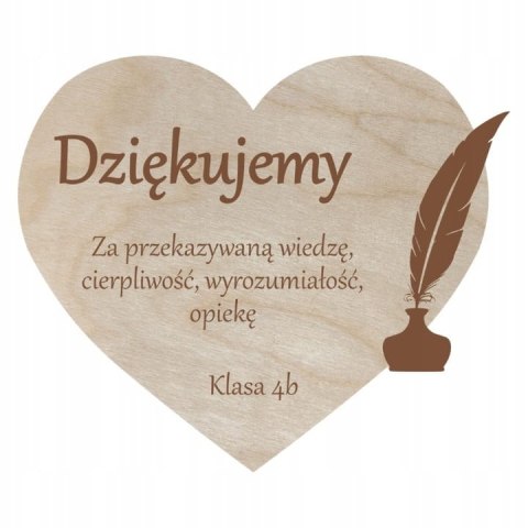 Serduszko MAGNES Podziękowanie dla Nauczyciela Wychowawcy Zakończenie Roku
