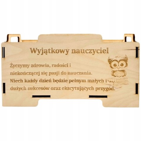 Skrzynka na Upominki z Dowolnym Napisem Personalizowany Box Prezentowy Eko