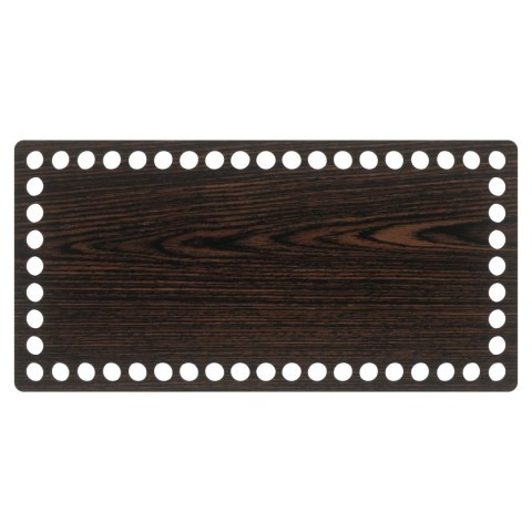 BAZA DO CHUSTECZNIKA DNO DO SZYDEŁKOWANIA PUDEŁKO NA CHUSTECZKI WENGE 26 CM