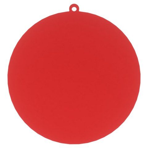 CZERWONA BOMBKA GŁADKA NA CHOINKĘ OZDOBY ŚWIĄTECZNE BOŻE NARODZENIE DECOR