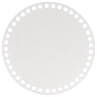 DENKO WIEKO BIAŁA BAZA DO KOSZYKA DNO SPÓD KOSZYCZKA SZYDEŁKA KOŁO 17 CM
