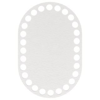 DENKO WIEKO BIAŁA BAZA DO KOSZYKA DNO SPÓD KOSZYCZKA SZYDEŁKA OWAL 10 X 15 CM