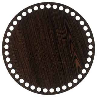 DENKO WIEKO DĄB WENGE BAZA DO KOSZYKA DNO SPÓD KOSZYCZKA SZYDEŁKA KOŁO 18 CM