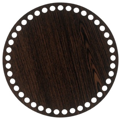 DENKO WIEKO DĄB WENGE BAZA DO KOSZYKA DNO SPÓD KOSZYCZKA SZYDEŁKA KOŁO 18 CM