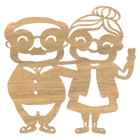 DZIEŃ BABCI I DZIADKA POSTAĆ LANCELOT SCRAPKA BABCIA I DZIADEK 11,5 X 11 cm