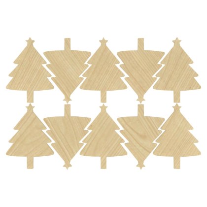 KLON CHOINKA 2,5 X 3,5 CM SCRAPKI 10 sztuk DEKOR OZDOBA ŚWIĘTA DO OZDABIANIA