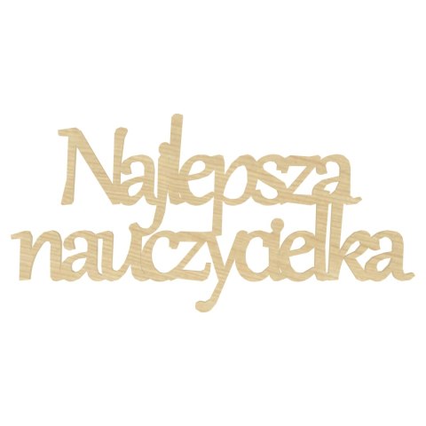 KLON NAPIS NAJLEPSZA NAUCZYCIELKA DZIEŃ NAUCZYCIELA PODZIĘKOWANIE PREZENT