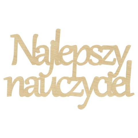 KLON NAPIS NAJLEPSZY NAUCZYCIEL DZIEŃ NAUCZYCIELA PODZIĘKOWANIE DEN DIY