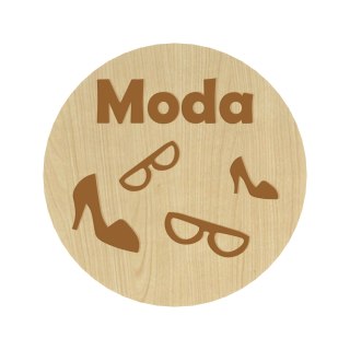 KLON PLAKIETKI TABLICZKI NA SZUFLADY ORGANIZERY POJEMNIKI DZIECI MODA 8 CM