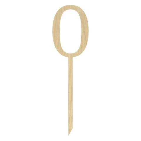 KLON TOPPER CYFRA 0 CYFRY NAPIS DEKOR PREZENT URODZINY OZDOBA JUBILEUSZ 10 CM