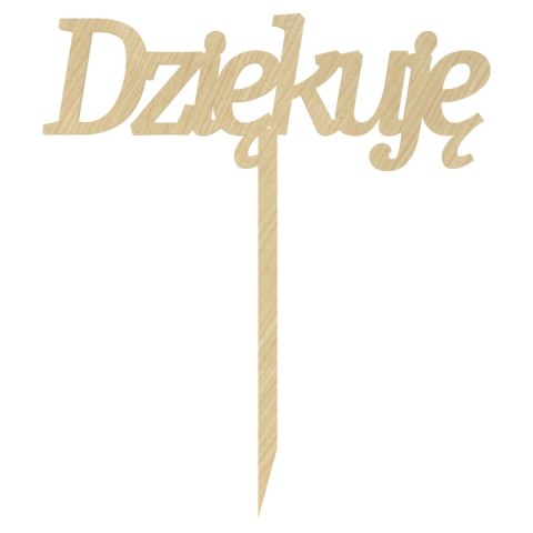 KLON TOPPER DZIĘKUJĘ NA TORT DO KWIATÓW DLA NAUCZYCIELA PODZIĘKOWANIE DEKOR